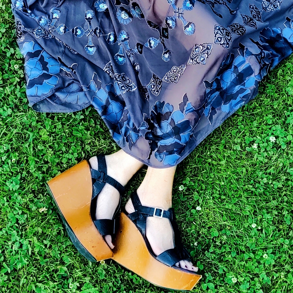 Kork-Ease Dixie Platform T-strap Wedge Sandals-8